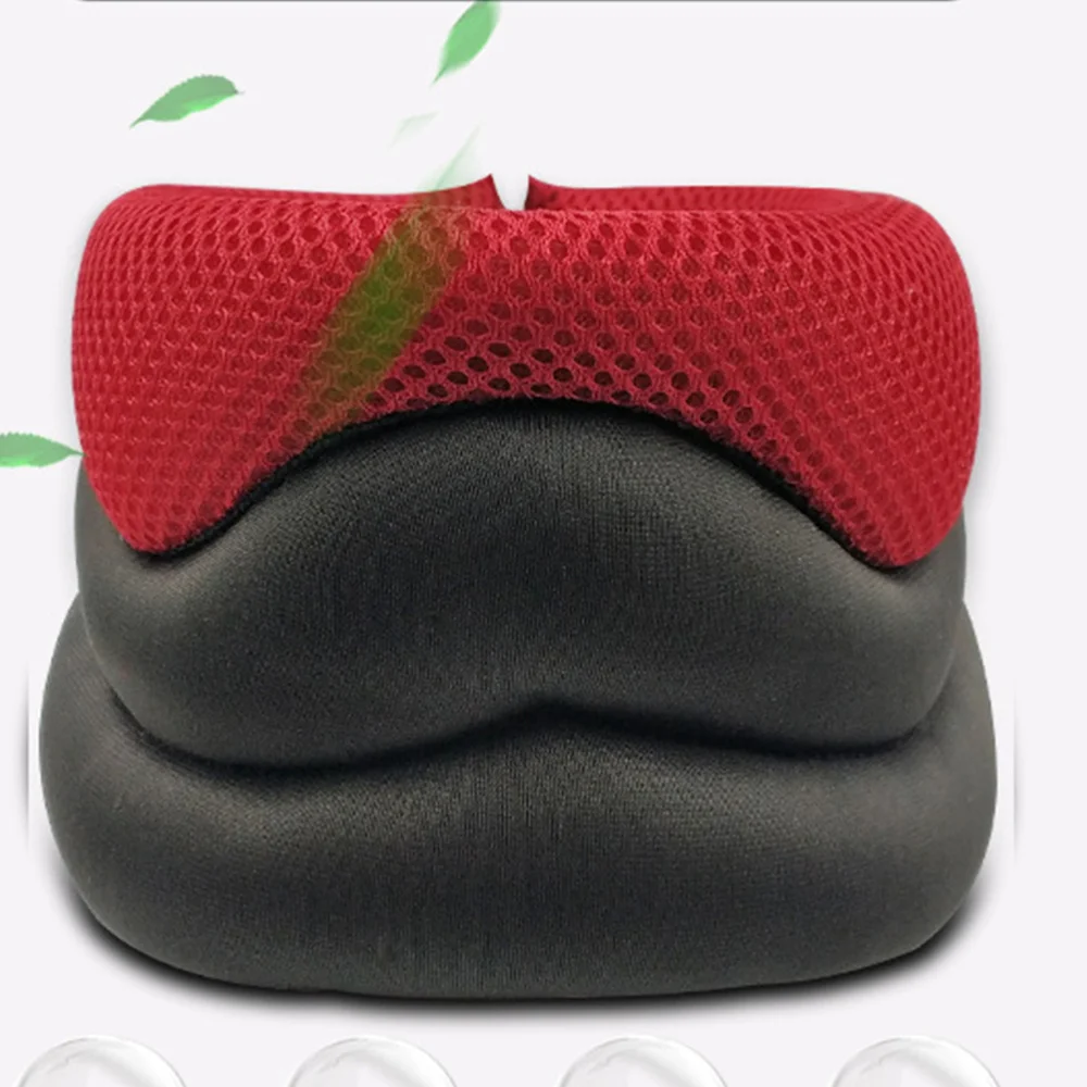 

1PC Neck Brace Sponge Breathable Cervical Fixation Neck Guard Neck Protect Pillow Support (Red)
