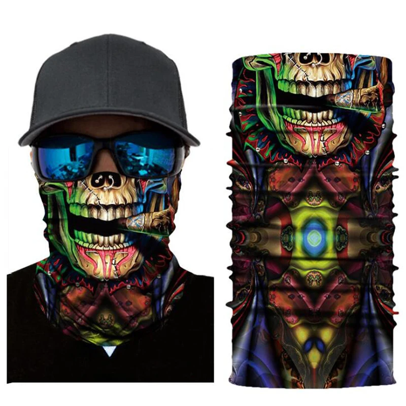 Модный мотоциклетный щит для лица волшебный шарф рыбалки бандана защиты от