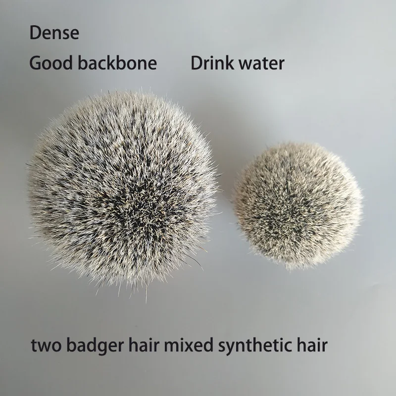 Dscosmetic two band badger hair mixed synthetic shaving brush knots for shave | Shaving Brushes