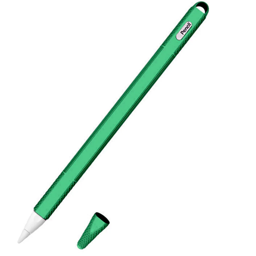 04 pencil 2 jun lv Для Apple Pencil 2 Чехол Мягкий силиконовый держатель стилус чехол совместимый для Apple Ipad планшет стилус защитный чехол - Цвет: 04 pencil 2 jun lv