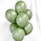 5 10 12 дюймов авокадо шалфей зеленые гелиевые шары для свадьбы детского дня рождения украшения для тематических вечеринок латексные воздушные шары детские игрушки