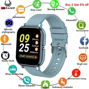 jaramp 2021 new smart watch man woman music playback bluetooth call smartwatch woman sport watch men for xiaomi huawei phone free global shipping
