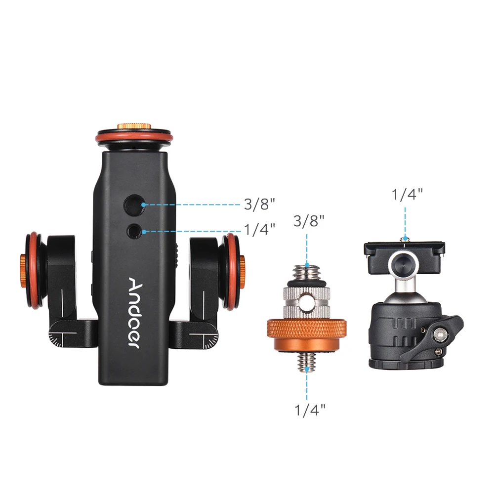 Andoer L4 Pro слайдер для камеры телефон видео Долли электрический трек слайдеры