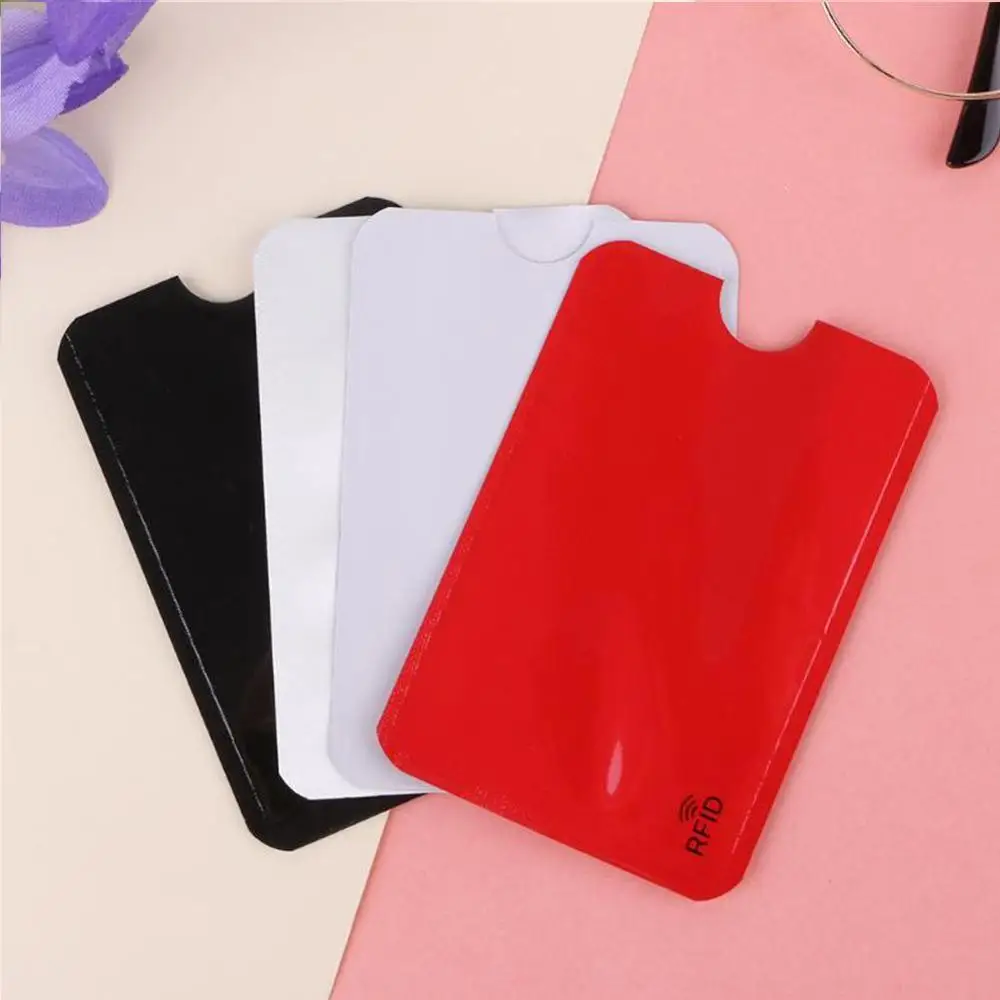 Анти RFID Блокировка банковских карт Бесконтактный дебетовый кредитный держатель