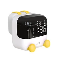 alarm clock smart led light electronic voice control desktop clock automatic sleep home sleeping night light