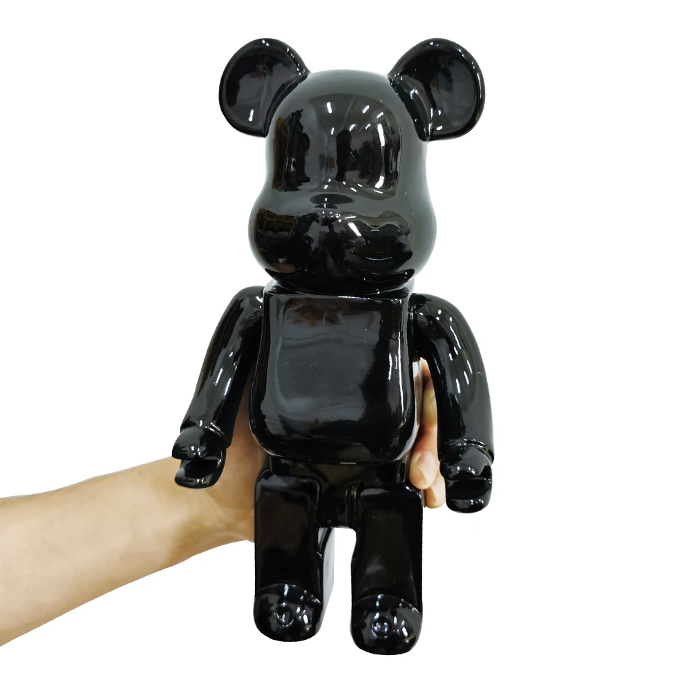 figurines for interior 28cm bearbrick 400 berbrick games home decoration desk accessories luxury living room decoration new free global shipping
