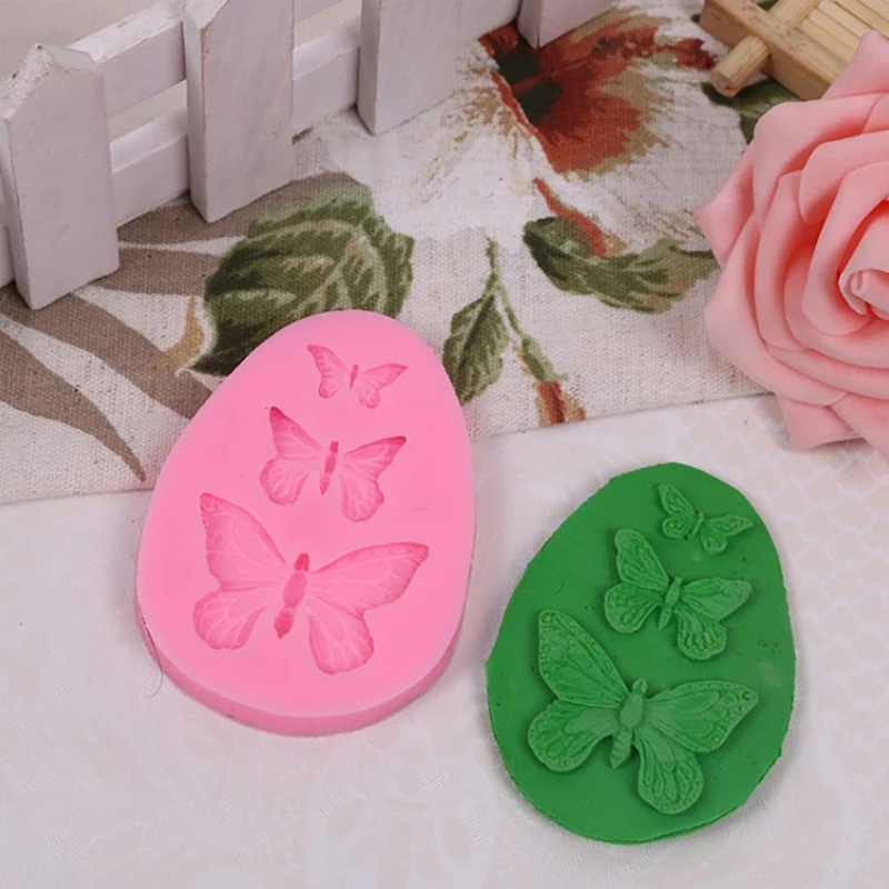 

Butterfly Mold Silicone Baking Accessories 3D DIY Mould Fondant Cake Decorating