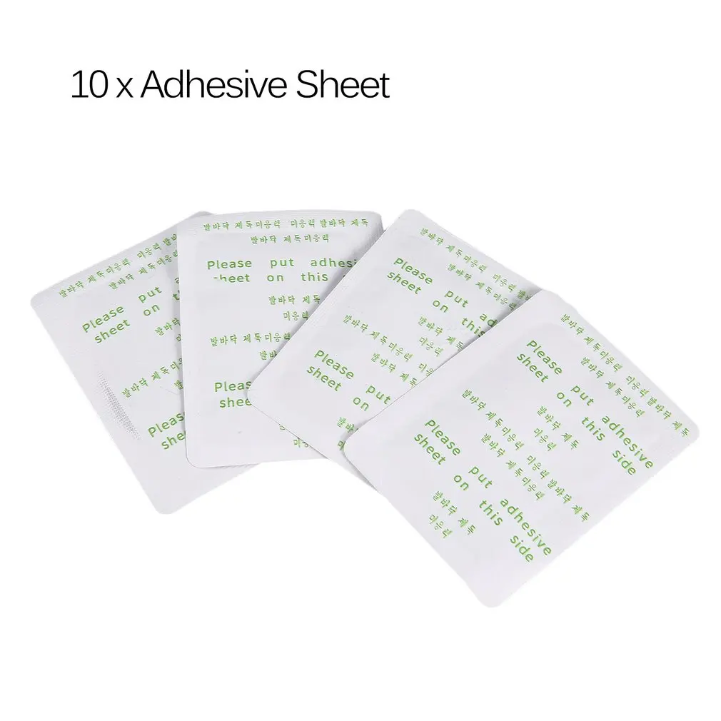 

10 шт./лот детоксикационные подушечки для ног, пластырь для детоксикации с клейким веществом, уход за здоровьем, лучший сон и другие преимуще...