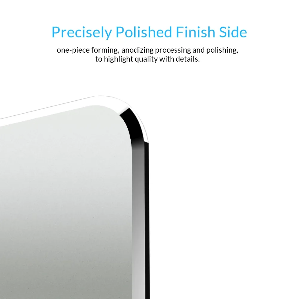 Игровой алюминиевый коврик для мыши ORICO тонкий двусторонний водонепроницаемый