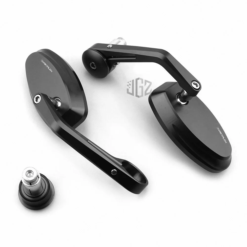 Алюминиевые боковые зеркала заднего вида с ЧПУ для Руля Мотоцикла Husqvarna Svartpilen 401