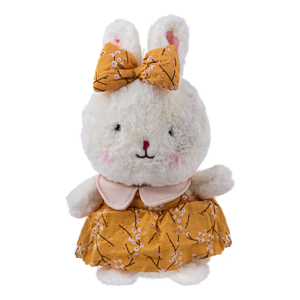 Игрушка мягкая Кролик в юбке 31см жёлтый Yoyoso / Южная Корея | Игрушки и хобби