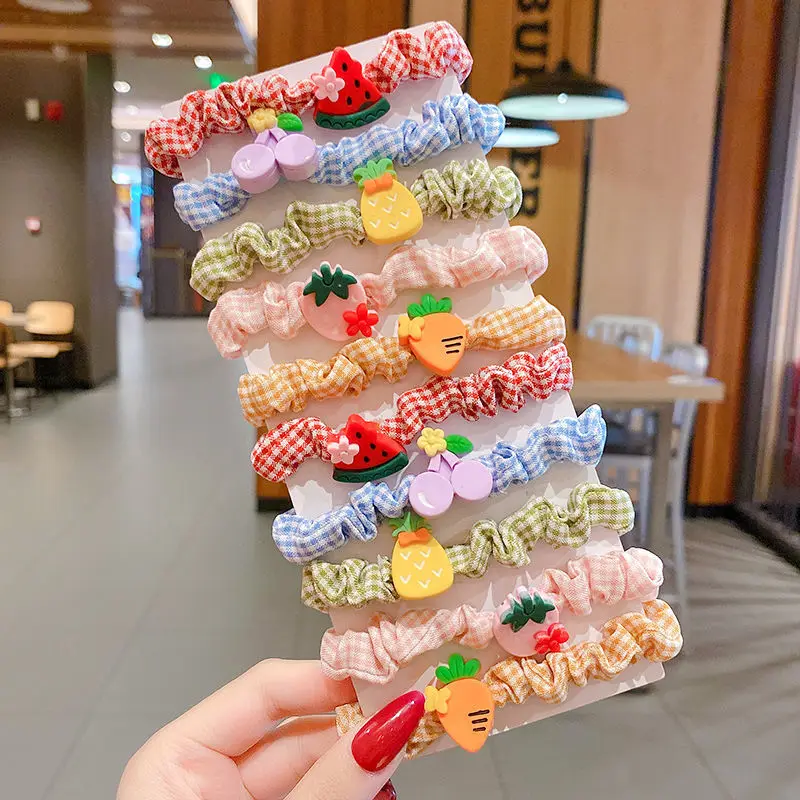 

Hair ring hair rope baby does not hurt hair elasticity good hair rope net red 2021 children tie hair girls rubber band female