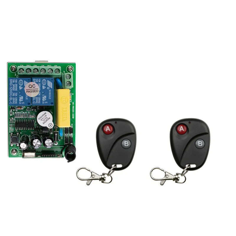 AC220V 2CH 2Channe беспроводной фотоприемник + передатчики для бытовой техники ворота