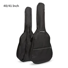 Чехол для гитары 40  41 дюйм, сумка для переноски, рюкзак 600D, сумка из ткани Оксфорд, для акустической и народной гитары, с двумя плечевыми ремнями