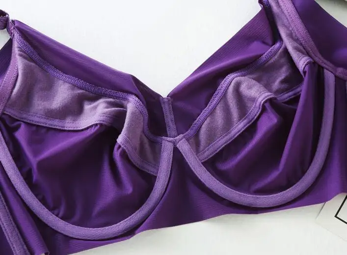 Женский Гладкий бесшовный бюстгальтер большого размера размеры