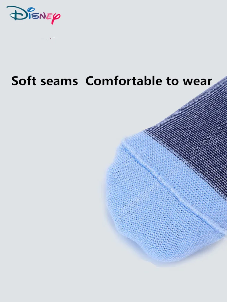 Детские хлопковые сетчатые носки Disney тонкие дышащие с мультяшным Микки и Минни