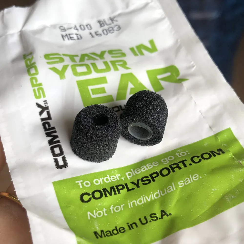 Наушники премиум класса Tips S400 губчатые амбушюры с эффектом памяти для наушников