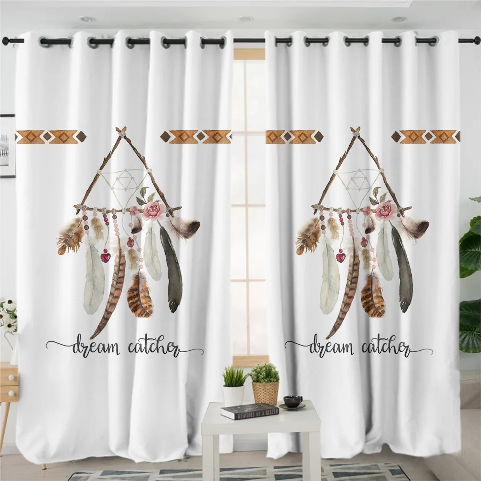 Постельные принадлежности Outlet Dreamcatcher занавески s для гостиной спальни красочные затемненные занавески оконные занавески домашний декор 1 шт - Цвет: 016 1 Piece