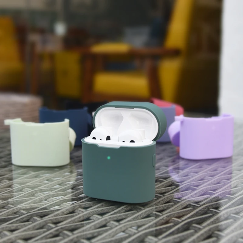 

Silicone Case For Xiaomi Airdots Pro 2 Wireless Bluetooth Headset Protective Cover Protection Case For Xiaomi Mi Air 2