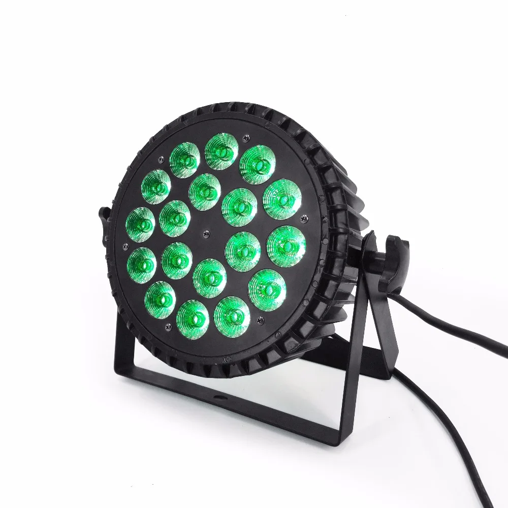 Алюминиевый сплав 18x18 Вт RGBWA UV 4в1 5в1 6в1 светодиодный Par DMX512 для дискотек музыкальный Сценический Эффект диско лампа сценический светильник