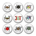 Рождественские круглые стеклянные кабошоны ручной работы с изображением Христоса, радости рождения ребенка, демонстрация, самодельная бижутерия