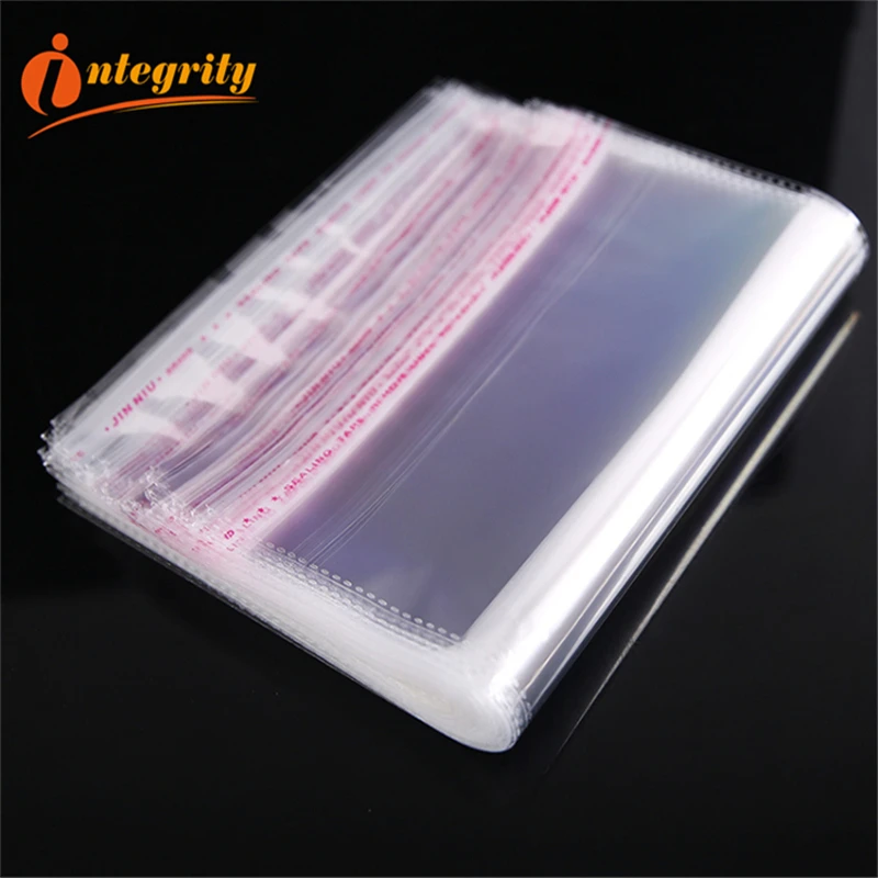 INTEGRITY 120~250pcs various Large sizes Opp poly Candy Cookie Packing Resealable Packaging bags Clear Self Adhesive Plastic bag | Дом и сад