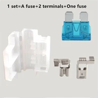 10sets auto standard middle fuse holder car truck atcato blade fuse 3a 5a 10a 15a 20a 30a 35a