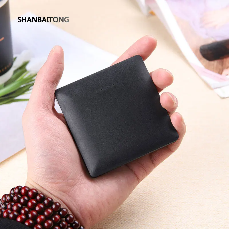 Новое прибытие 5000 mAh банк питания с двойным тип-c кабелем Светодиодный дисплей Портативный зарядный внешний аккумулятор для Xiaomi Mi9