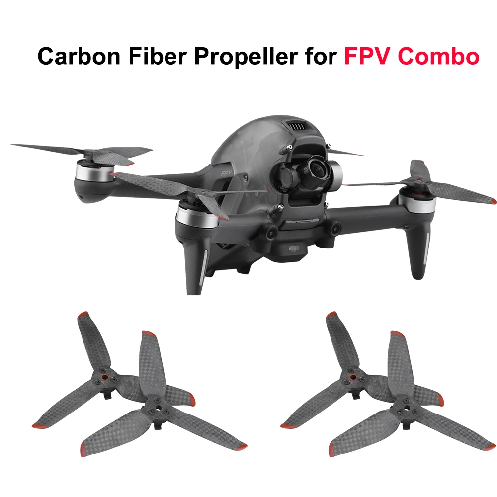 

Для DJI FPV комбинированный Пропеллер из углеродного волокна 5328S быстросъемные лопасти сменный пропеллер реквизит для DJI FPV аксессуары для дро...