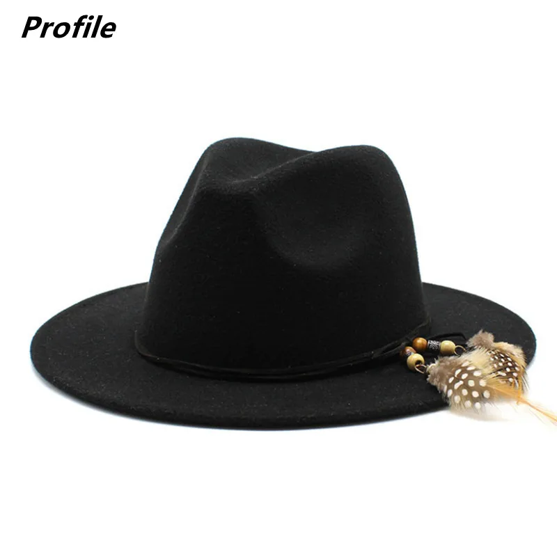 

Шапка с черными перьями в стиле джаз, хип-хоп