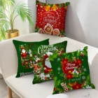 Рождественский подарок, чехол для подушки, Рождество, снеговик, искусственная подушка, чехол для дивана, окна, сиденья, декоративная подушка, чехол s