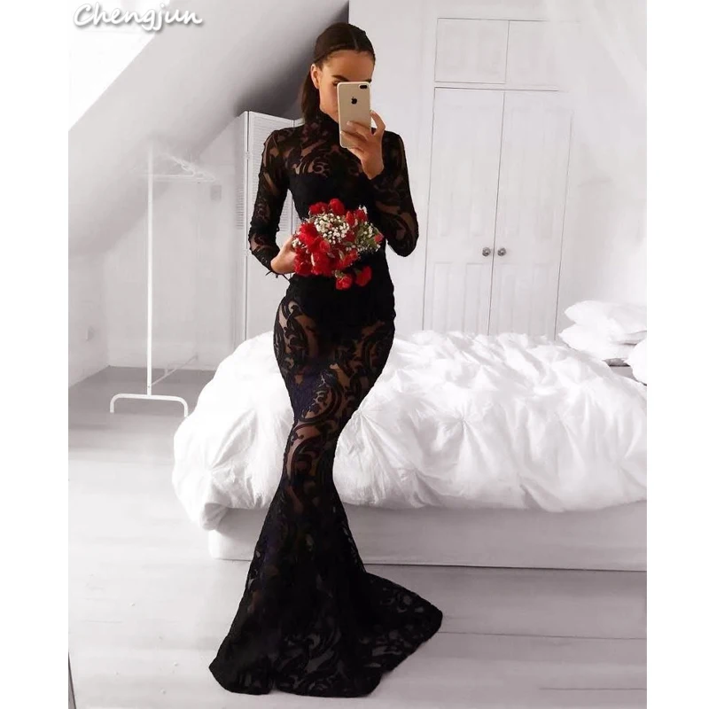Chengjun Chaozhou сексуальные современные элегантные женские длинные вечерние платья