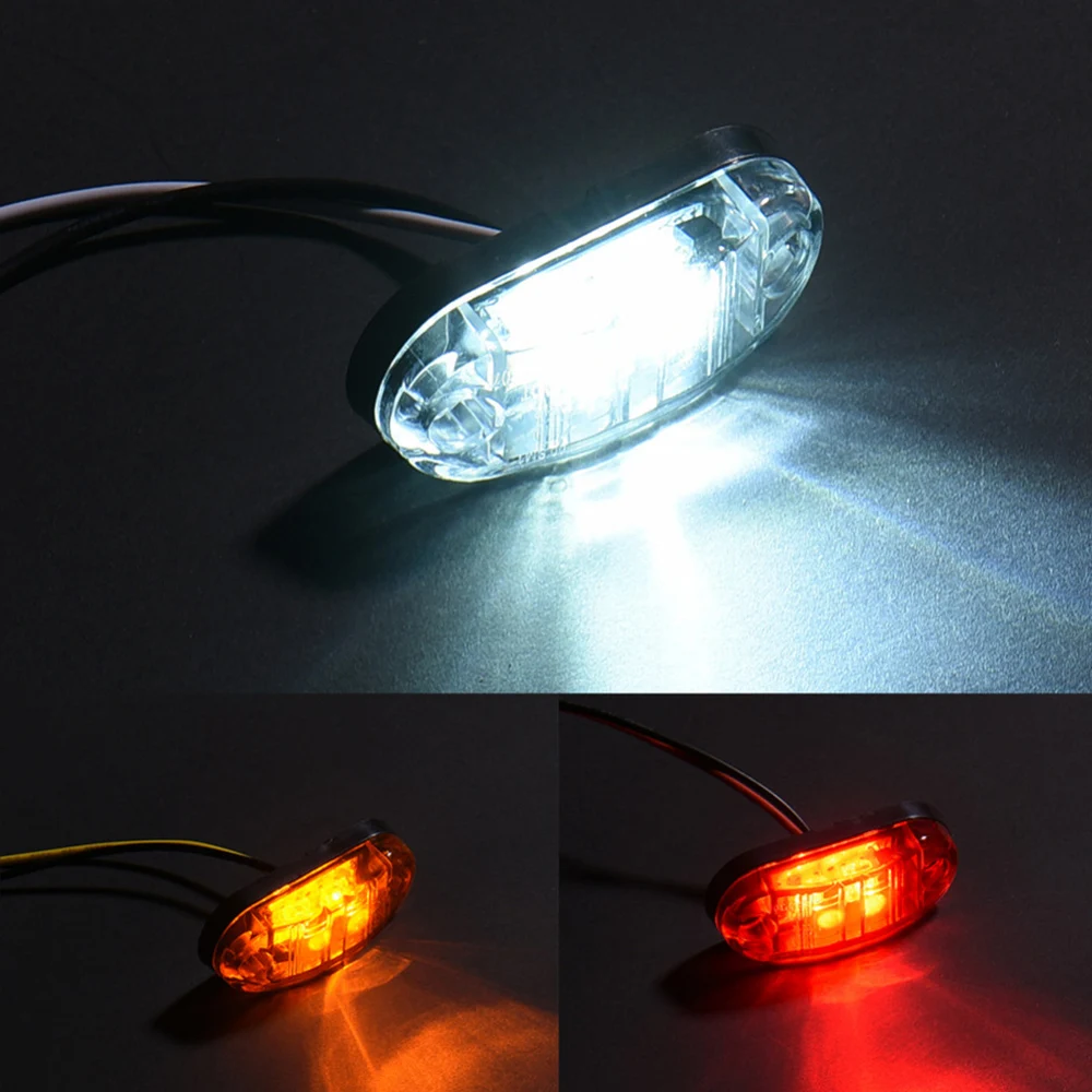 2 шт. 10 30 в светодиодные боковые габаритные фонари для грузовиков габаритный