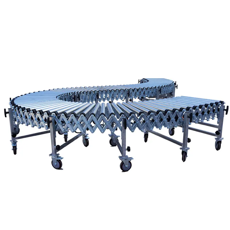 Стальной конвейер LIANGZO загрузка конвейера выдвижной расширяемый мобильный