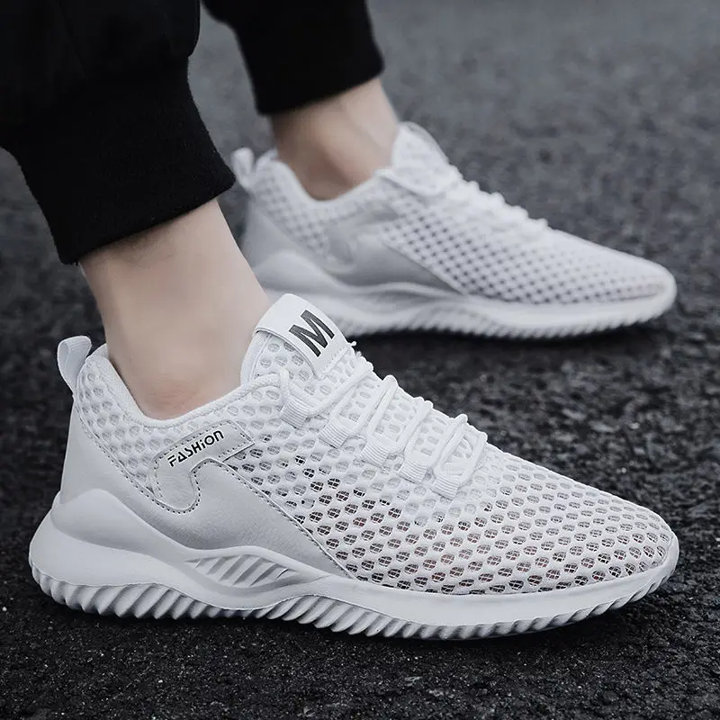 

Lightweight Men's Casual Shoes Running Sneakers Mesh Breathable Outdoor Walking Athletic Footwear Male Non-slip Comfortable