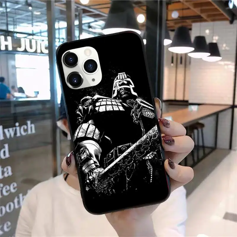 

Judge Dredd Phone Case for iPhone 11 12 mini pro XS MAX 8 7 6 6S Plus X 5S SE 2020 XR