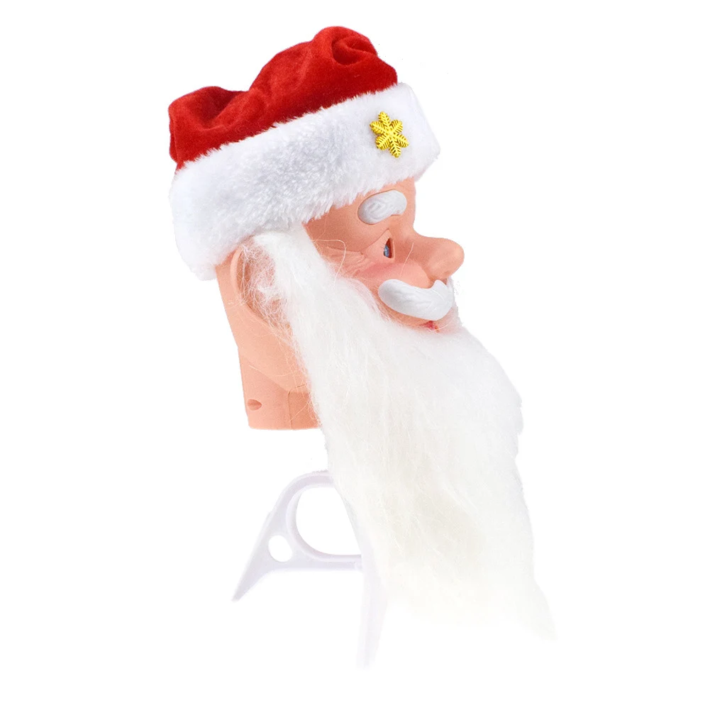 

Dancing Singing Santa Shaking Musical Christmas Electric Toys Santa Claus Head Xmas Electric Dolls for Kids LBV