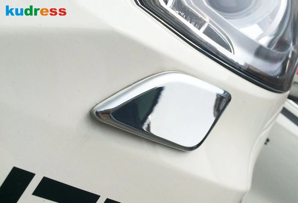 Для Suzuki Sx4 S-Cross 2014-2018 ABS Хромированная Автомобильная передняя фара распылитель