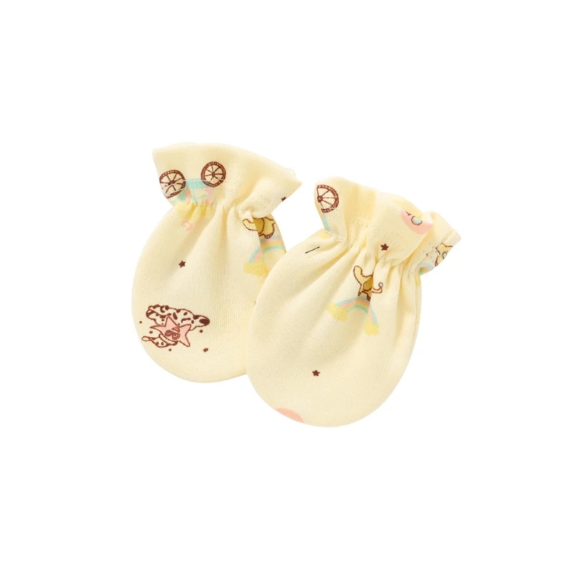 

1 пара, Детские хлопковые варежки от царапин