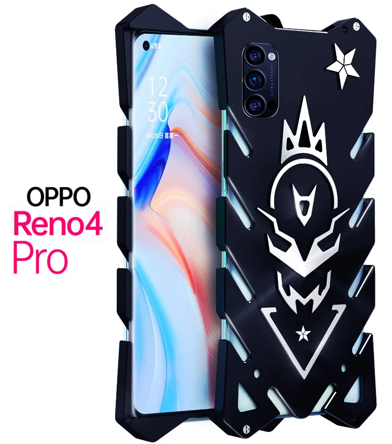 for oppo a91 luxury new heavy duty armor metal aluminum back case for realme x50 pro x3 superzoom x50m x50t back case free global shipping