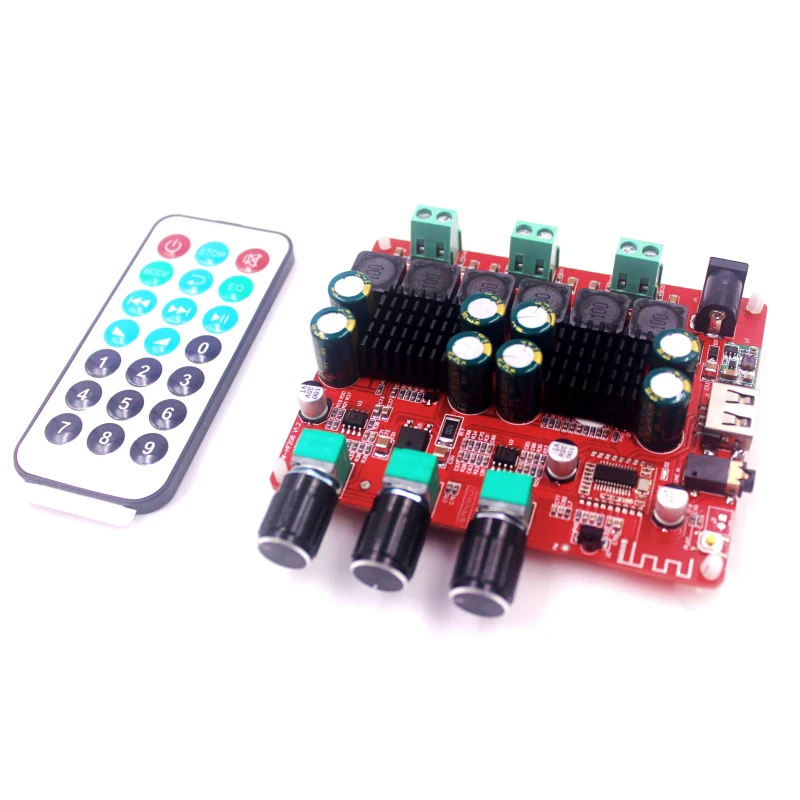 Tpa3116D2 4 2 Bluetooth 1 канальный стерео цифровой o усилитель плата 50Wx2 + 100 Вт Fm радио Usb Mp3