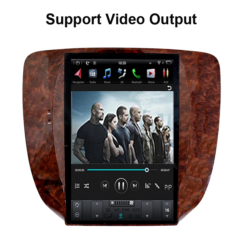 Экран в стиле Tesla Android 9 0 Автомобильная GPS-навигация для GMC Yukon/ Chevrolet Tahoe/Chevrolet 2007-2012