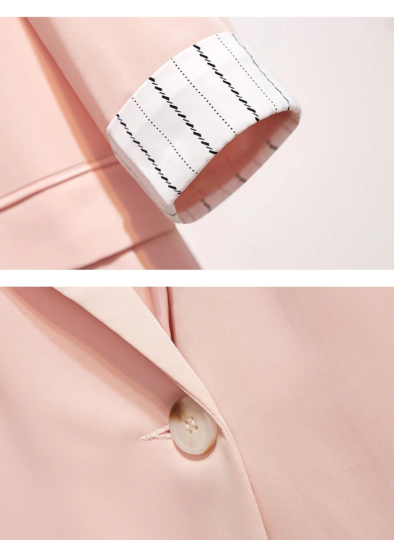 Женский комплект из блейзера весенне осенний женский пиджак и длинные брюки