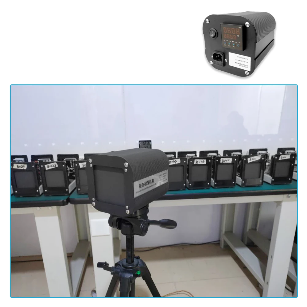 Thermal imaging IP camera Face recognition camera thermal imaging camera Fever detection camera and black body radiation source