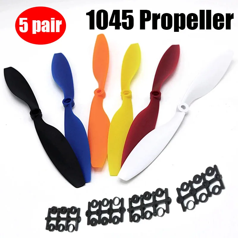 

5 pair 10x4.5 inch 1045 1045R CW CCW Propeller for F450 500 F550 FPV Multi-Copter RC QuadCopter APC