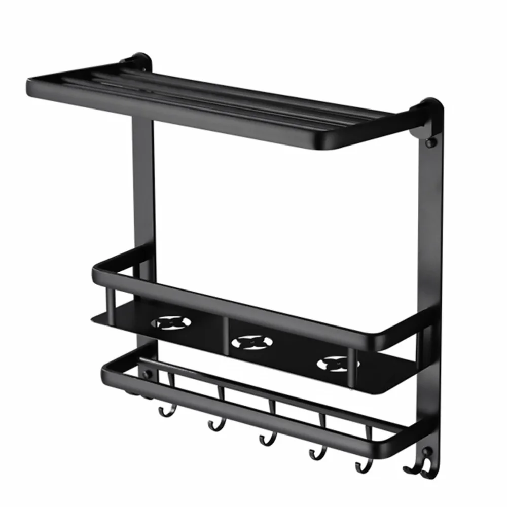 

1 Set High-end Storage Holder Bathroom Hanging Rack Multi-layer Bathroom Rack