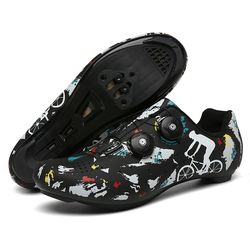 

Winter MTB Cycling Shoes Men Outdoor Sports Self-locking Road Bike Sneakers Racing Women Bicycle Shoe Flat Cleat Mountain
