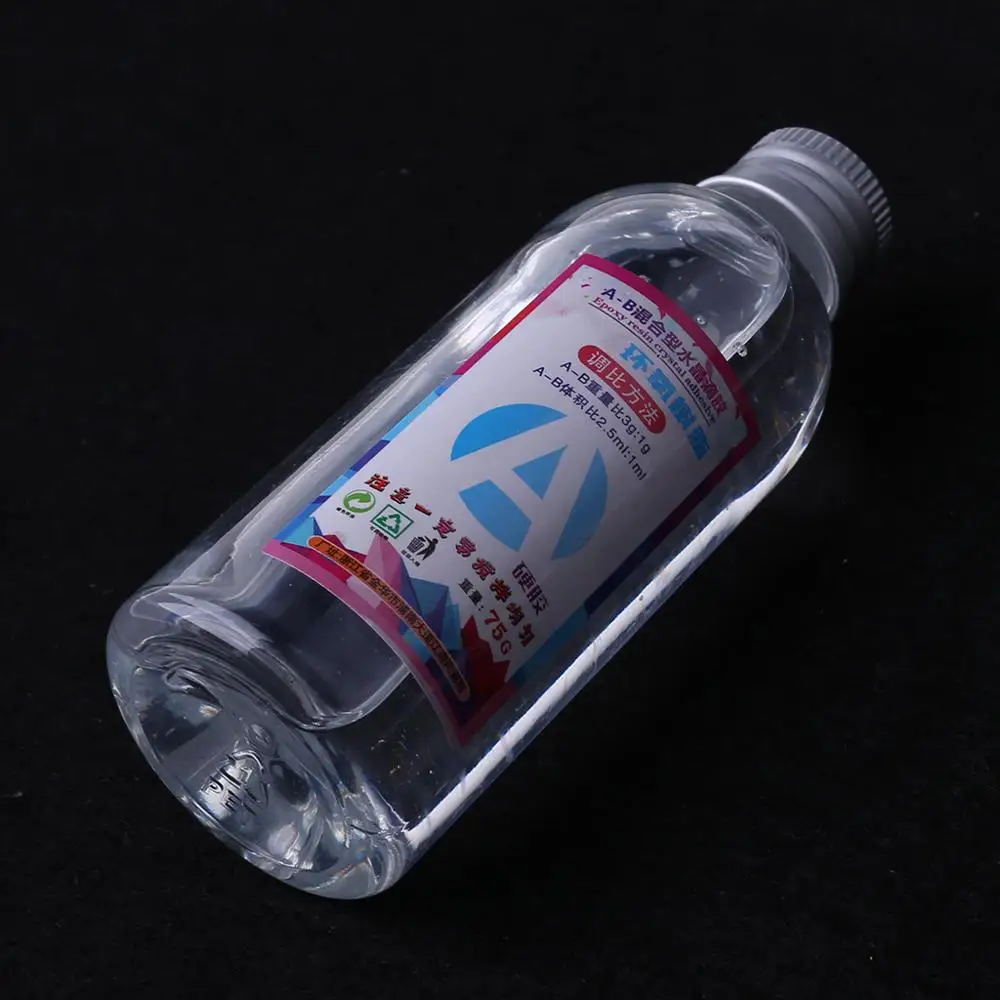 1 Набор AB Клей чехол прозрачная смола высококлейкая эпоксидная фотоинструменты