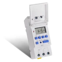 sinotimer acdc 24v weekly 7 days programmable digital time switch relay timer control din rail mount for electric appliance