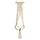 В богемном стиле; Большие размеры-Размер затрудняетесь в выборе правильного размера Завод Вешалка корзины ручной работы Веревка Держатель горшков тонкой пеньковая веревка чистая цветочный горшок растение шнур